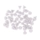 thumbnail image 2 of 50x cabezal de ducha boquillas de silicona con orificio de pulverización Universal duradero lavado blanco salida de agua gránulos accesorios boquillas, 2 of 5