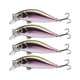 thumbnail image 2 of 4x Se?uelos De Pesca Aparejos De Pesca Swimbaits Realistas Para Panfish Perca Salmón Dorado Púrpura, 2 of 5