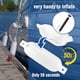 thumbnail image 4 of Defensa inflable para barco Affordura, paquete de 4, 16,5 cm, blanca, 4 of 7