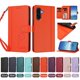 thumbnail image 4 of Funda Cartera Trébol para Samsung Galaxy A26 con Ranuras Tarjetas y Carga Inalámbrica Naranja, 4 of 6