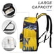 thumbnail image 4 of Cantando bajo la Lluvia-theme Backpack, Campus style schoolbag Bookbag with Adjustable Shoulder Straps And Large Zip Compartment, Unisex Travel Bags.42x30x15cm, 4 of 6
