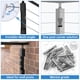 thumbnail image 3 of Kit de barandillas de cable Muzata CR07 Invisible T316 de acero inoxidable, 3 of 5