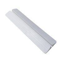 Magideal - Patas Estabilizadoras Para Puerta De Seguridad Para Bebés, Material Pp, Refuerzo Triangular Resistente, Accesorio De Fijación Para Entrada Y Escaleras Blanco