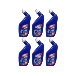 Pack 6 Limpiadores De Inodoros Excell Ultra Power 500Ml – Máxima Limpieza Y Brillo Profesional