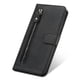 thumbnail image 2 of Funda con Cremallera para Samsung Galaxy S20 5G, Carcasa Cartera de Cuero PU con Soporte y Tarjetero, 2 of 5