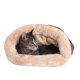 thumbnail image 5 of Cama para gato Armarkat color mocha con tapete removible, 56 cm x 36 cm, 5 of 7