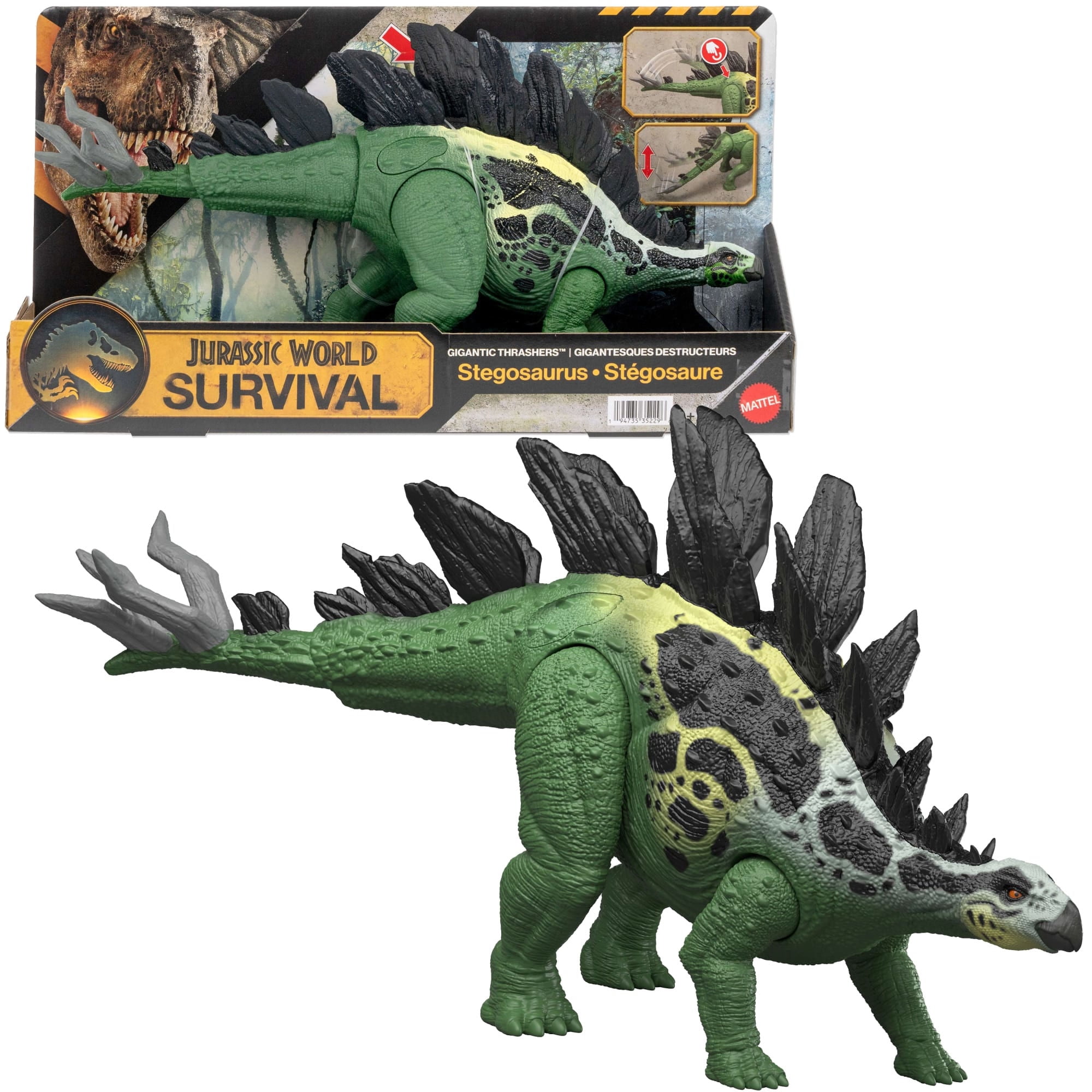 Jurassic World Dinosaurio Stegosaurus Rastreadores