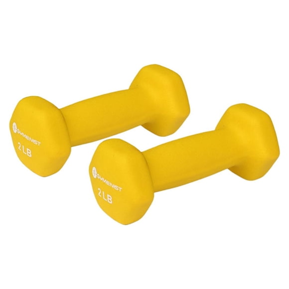 Mancuernas GYMENIST 1 kg (par) con agarre de neopreno antideslizante