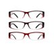 thumbnail image 2 of Gafas de Lectura EYEBOGO Kaylee Pack de 3 Burdeos 6.00, 2 of 3