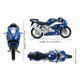 thumbnail image 2 of Moto Yamaha YZF-R1 coleccionable a escala #6, 2 of 3