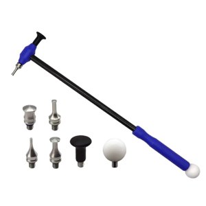 Magideal - Herramienta De Reparación De Abolladuras De Carrocería, Juego De Eliminación De Abolladuras, Martillo De Abolladuras Portátil Duradero Para Puerta Aut