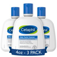 Limpiador Facial Diario Face Wash Cetaphil, 120 Ml, Paquete De 3 Cetaphil Na