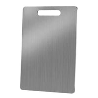 Magideal - Tabla De Cortar Tabla De Cortar Aparato Versátil Fruta Con Asas Uso Doméstico Amasar Enrollar Pan Utensilios De Cocina Acero Inoxidable L