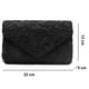 thumbnail image 5 of Elegante bolso de mano tipo sobre con encaje floral para mujer, ideal para graduación o boda., 5 of 8