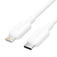 Cable De Carga Rápida Vention Lightning - Usb-C-Blanco-1M