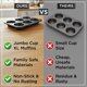 thumbnail image 5 of Molde para Muffins Wrenbury de 6 Cavidades 10 cm Antiadherente XL Profundo, 5 of 7