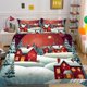 thumbnail image 1 of Christmas Eve Gifts Kids Decor Quilt Duvet Cover Set Home Textiles Kids3-Piece Bedding Set, 1 of 5