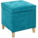 thumbnail image 1 of Pouf Baúl Rucato Turquesa Altea 46x46x50 cm, 1 of 3