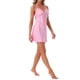 thumbnail image 4 of INSPIRE CHIC Camisón de Satén para Mujer con Encaje Halter Transparente Sexy Camisola de Dormir Sedosa L Rosa, 4 of 6