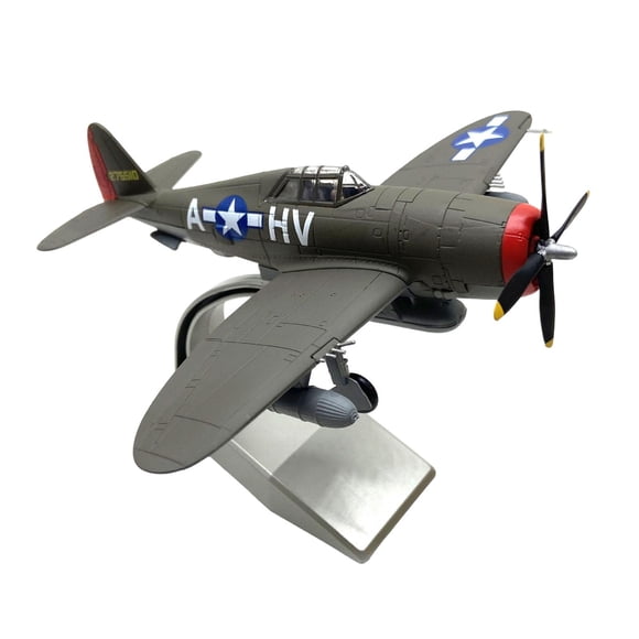Avión De Combate P-47 A Escala 1:72, Regalo De Avión De Ataque Thunderbolt Para Bar, Cafetería, Mueble De TV.