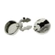 thumbnail image 3 of Gemelos Redondos Para Hombre, Fundas Para Botones, Traje De Negocios, 2 Piezas, Regalo Para Hombre, Plata, 3 of 3