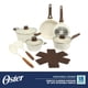 thumbnail image 2 of Juego de utensilios de cocina Oster 18 piezas cerámico antiadherente con acabado de lino mate, 2 of 8