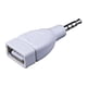 thumbnail image 1 of Conector De Audio Aux De 3 5 Mm A Usb 2 0 Accesorios De Cable Adaptador, 1 of 5