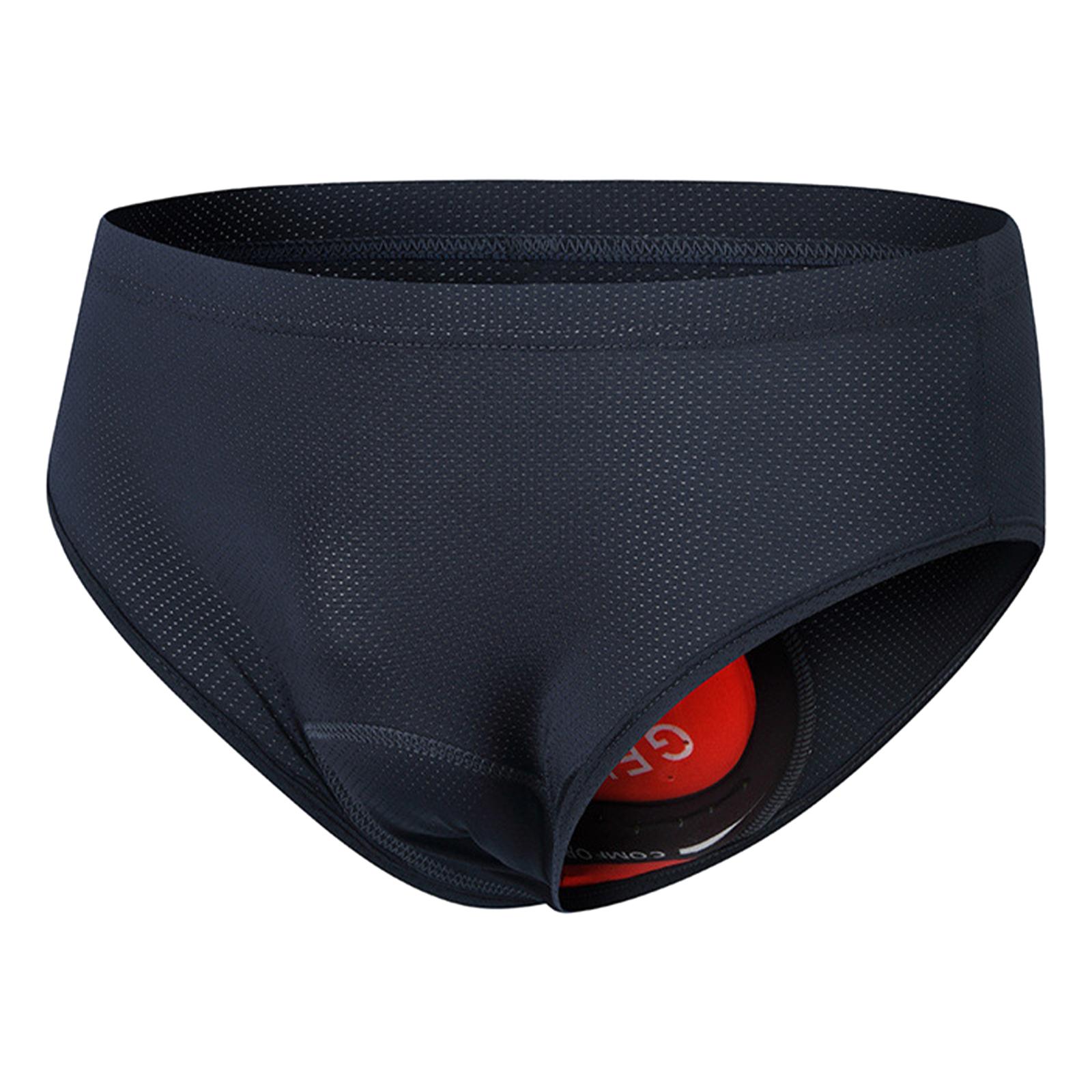 Magideal - Pantalones Cortos De Ciclismo Para Hombre Con Forro Acolchado 3D, Pantalones Cortos De Ciclismo Acolchados Para Montar En Bicicleta, Viajes, Bmx , Hombre Negro M