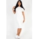 thumbnail image 1 of Vestido Midi Ajustado de Canalé, 1 of 5