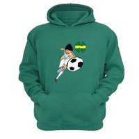 Genérico - Polerón Canguro Super Campeones Verde Aguamarina Talla M Unisex
