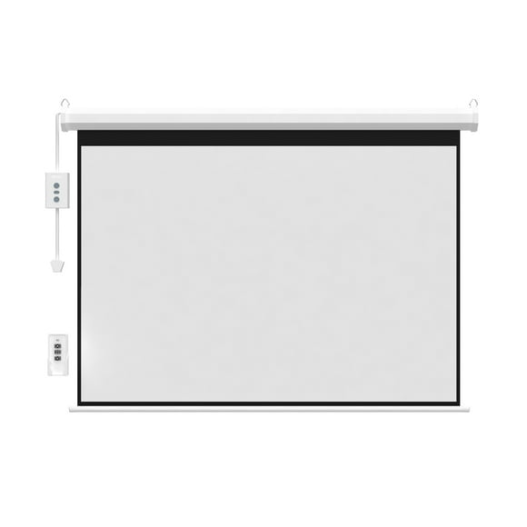 Telón 80 pulgadas Eléctrico con control 165 x 125 cm Levo