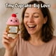 thumbnail image 3 of Muñeca de ganchillo hecha a mano con forma de cupcake positiva, regalo de amistad, 3 of 7