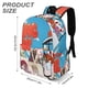 thumbnail image 3 of Tiny Toons Looniversity-theme Backpack, Campus style schoolbag Bookbag with Adjustable Shoulder Straps And Large Zip Compartment, Unisex Travel Bags.42x30x15cm, 3 of 6