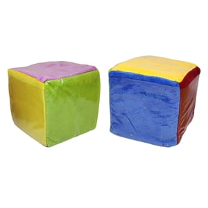 Bothyi - 2 Piezas De Dados De Juego De 4 Pulgadas Con Bolsillos Transparentes Para Juguetes Educativos