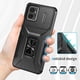 thumbnail image 2 of Funda Armada para Motorola Moto G Power 2023 con Tapa Deslizante y Soporte Magnético Giratorio Negro, 2 of 5