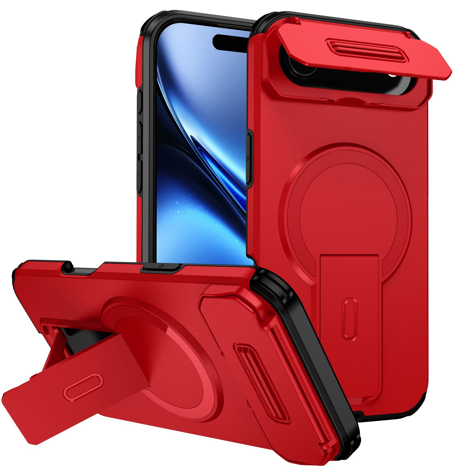 Funda Foxdock Para Iphone Air – Magnética Antigolpes Con Soporte Y Protección Doble