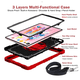 thumbnail image 3 of Funda Armadura 360 Lamina Matte Para Samsung Tab S10 lite Rojo, 3 of 6