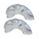thumbnail image 1 of Fundas Para Patines De Hielo Fundas Para Patines Portátiles Para Patines De Hockey Patines Artísticos Copos De Nieve Plateados, 1 of 5