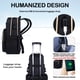 thumbnail image 4 of Mochila para portátil VANKEAN de 15,6 pulgadas, impermeable, puerto USB, negra, 4 of 7