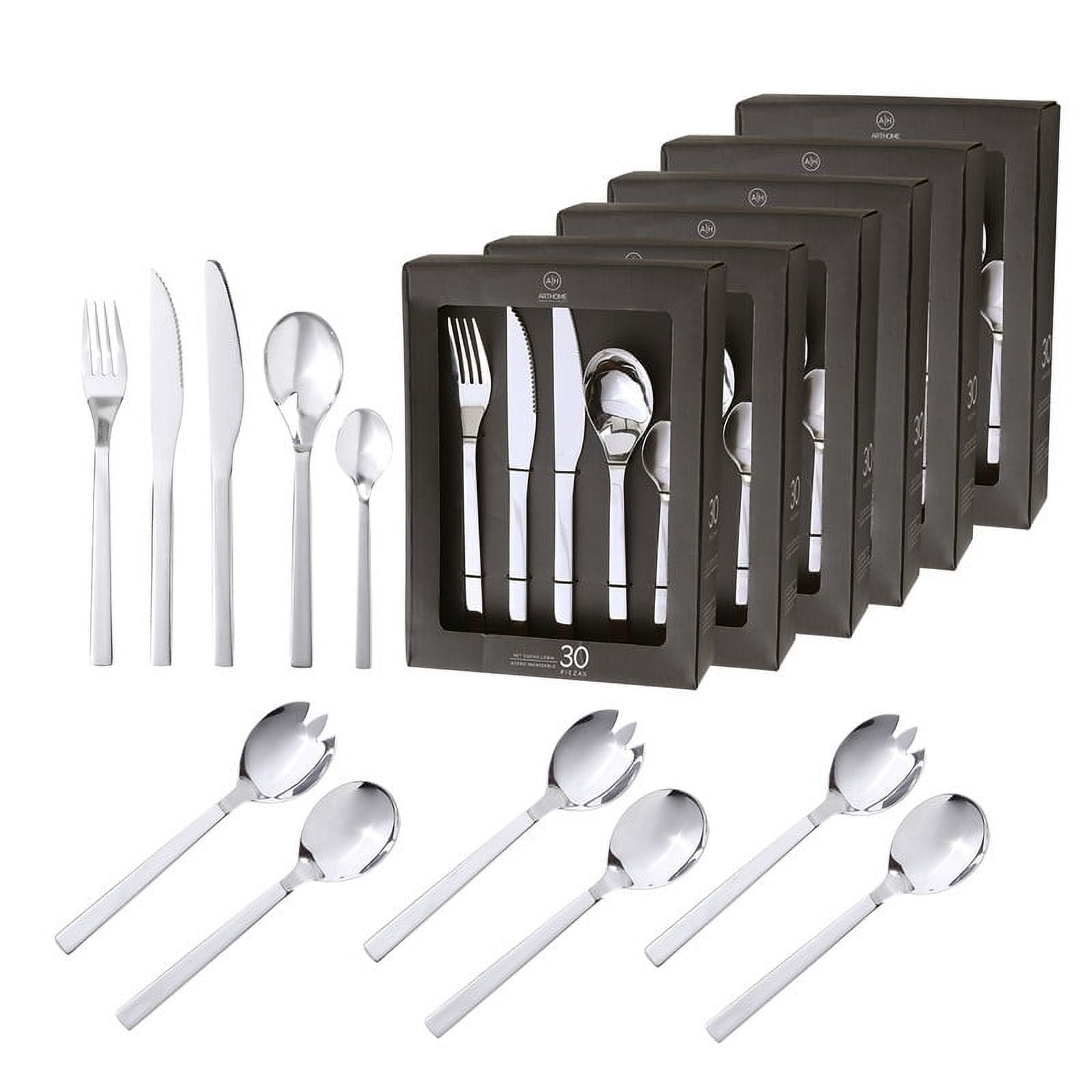 Arthome - Set Cuchilleria 186 Piezas Acero Inoxidable Cuc24