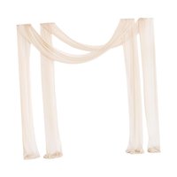 Bothyi - Camino De Mesa Drapeado Con Arco Para Boda, Reutilizable Para Telón De Fondo, Fiesta Temática, Vacaciones, Champán