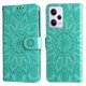thumbnail image 1 of Funda tipo cartera FOXDOCK para Xiaomi Redmi Note 12 Pro 5G , diseño girasol en relieve, cuero PU, cierre magnético, soporte y tarjetero, 1 of 5
