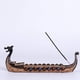 thumbnail image 1 of Porta incienso de barco vikingo, quemador de incienso de resina, adorno retro de barco dragón, exquisito y hermoso adorno para decoración del hogar, artesanía., 1 of 7