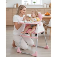 Myl Todo Hogar - Silla De Comer Para Bebé Multifuncional 3 En 1 Rosa