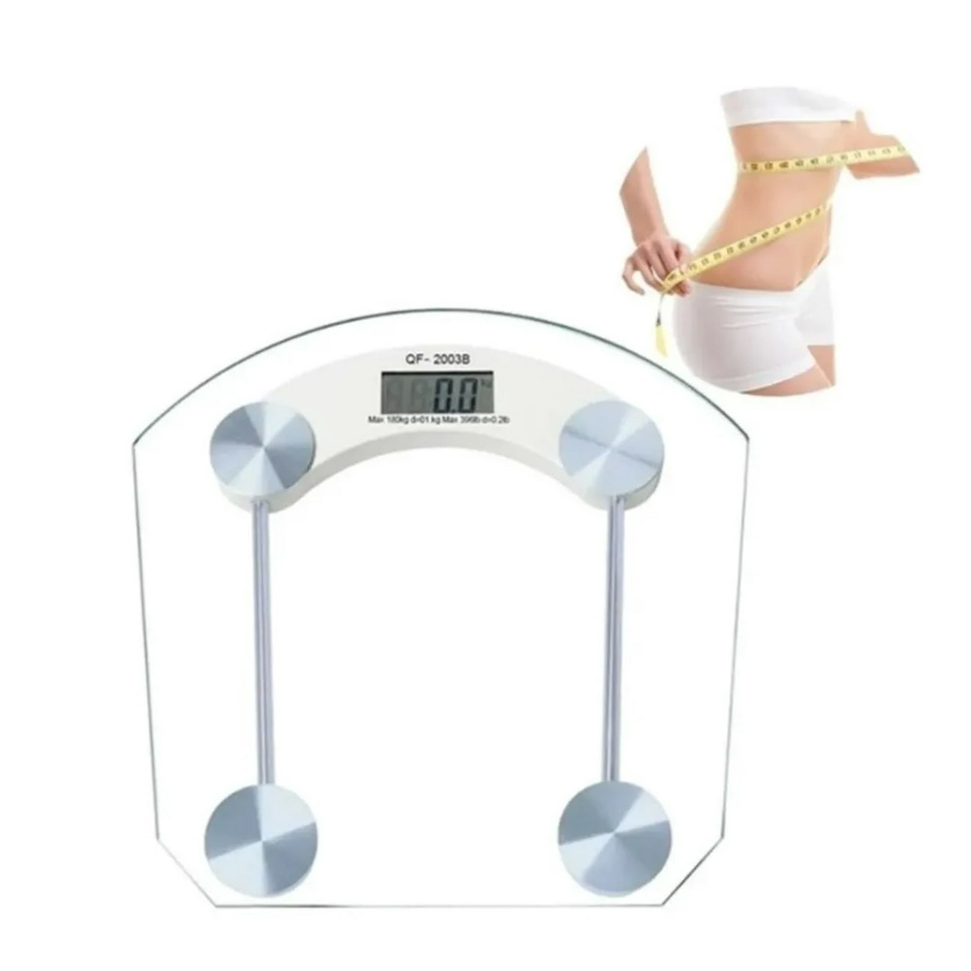 Tomasstore - Balanza Pesa Digital Baño Vidrio Templado 180kg Pesa Baño