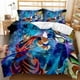 thumbnail image 1 of Dragon Ball Anime Fans Gift Quilt Duvet Cover Set Doona Cover 3-Piece Bedding Set, 1 of 5