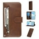 thumbnail image 1 of Funda con Cremallera para Samsung Galaxy S20, Carcasa Cartera de Cuero PU con Soporte y Tarjetero, 1 of 5