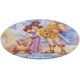 thumbnail image 1 of Hércules Alfombra Redonda de Felpa Coral, Antideslizante, No Desprende Pelusas, Lavable y Duradera para Salón, Dormitorio y Habitación de Niños 60cm, 1 of 6