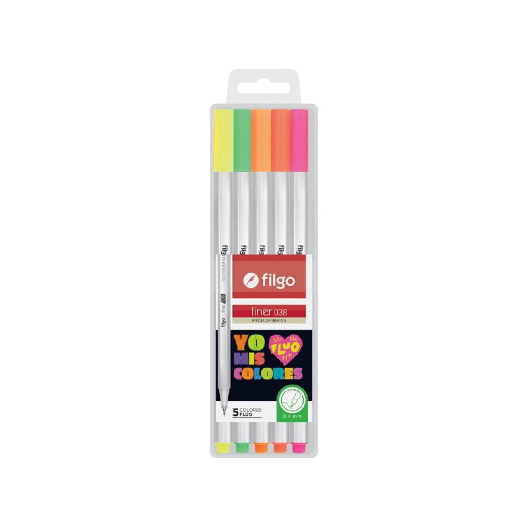 Set De 5 Titalineas Liner 038 0.4 Fluor 1 Un Otras Marcas