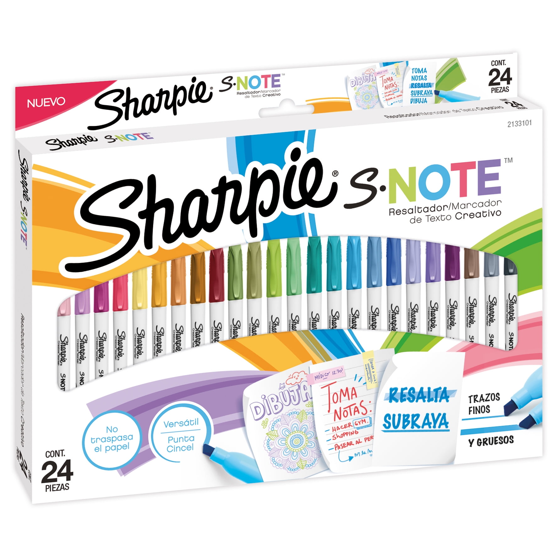Destacador Sharpie Note 24 Colores